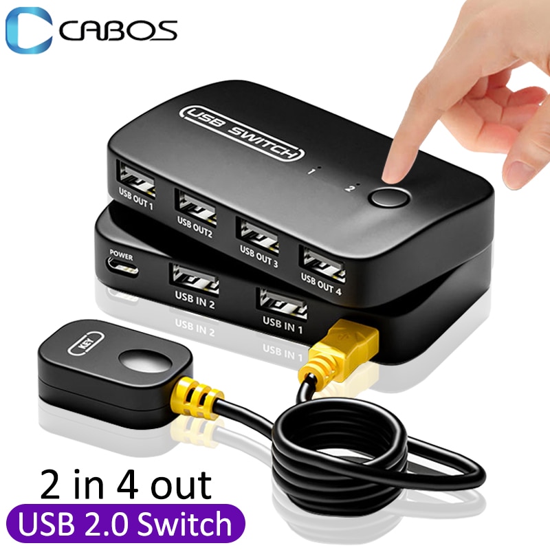 2  4 ƿ KVM USB2.0 ġ  Ʈѷ , 4  4 ƿ USB   й PC Ʈ Ű 콺 